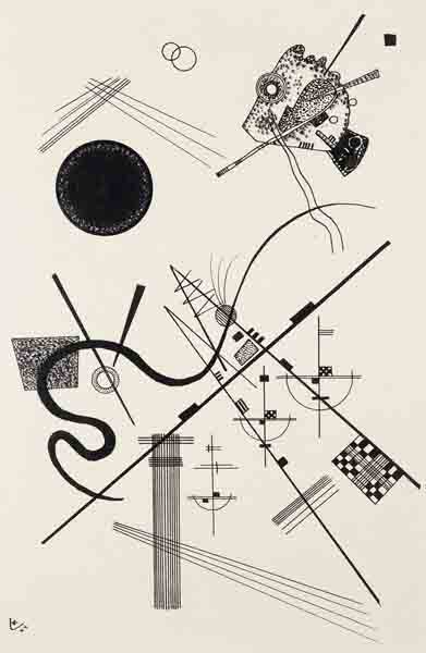 Sin título (dibujo 4)  de Wassily Kandinsky