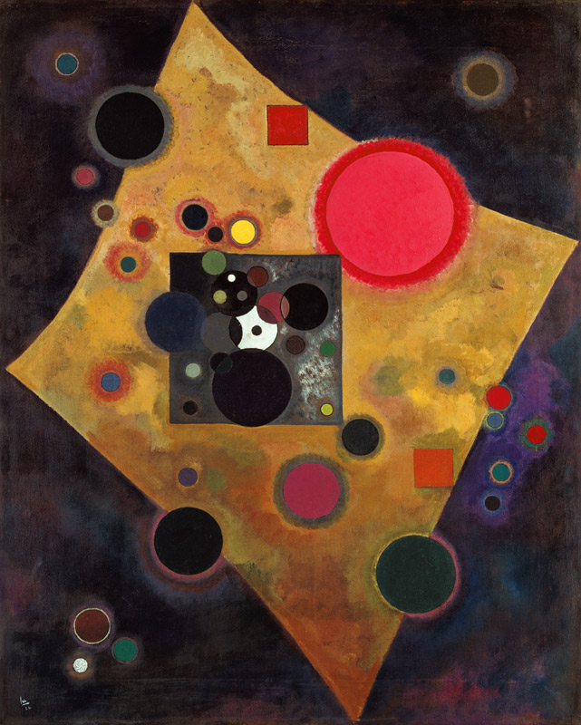 Accent in pink. de Wassily Kandinsky
