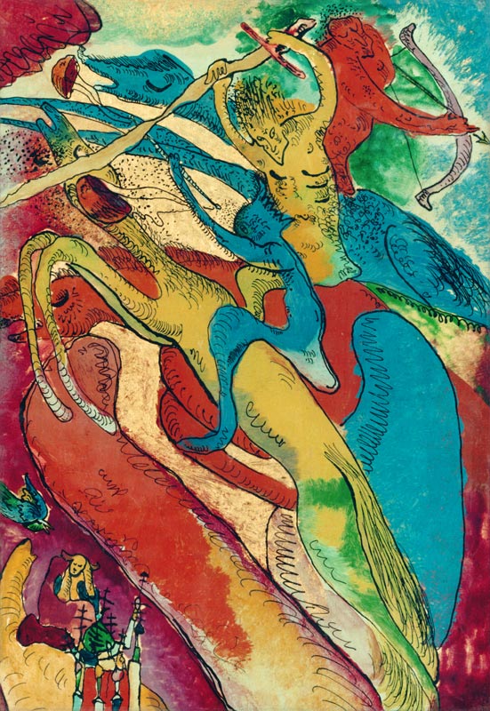 Apocalyptic rider I. de Wassily Kandinsky