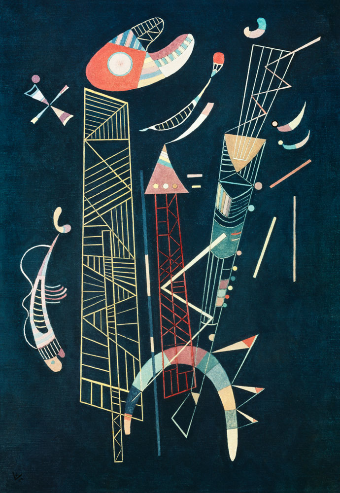 Light Construction de Wassily Kandinsky