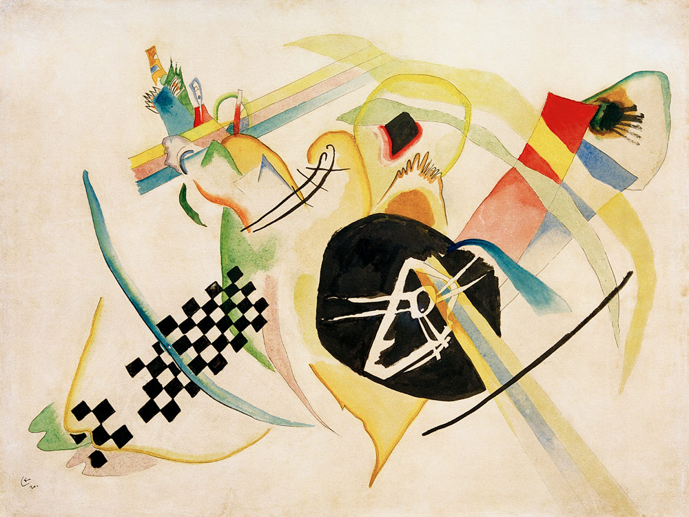 Sketch on White de Wassily Kandinsky