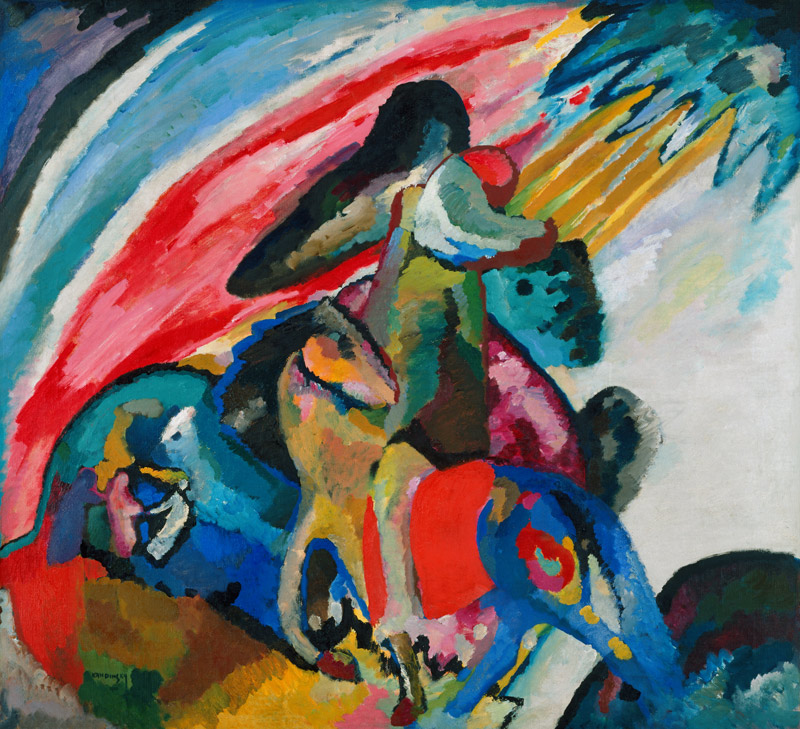 Improvisation 12 (Reiter) de Wassily Kandinsky