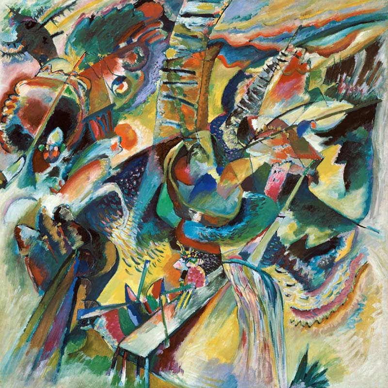 Improvisation Klamm de Wassily Kandinsky