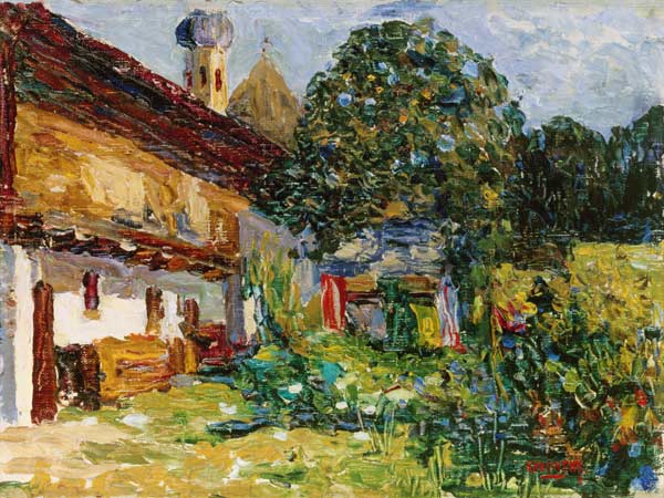 Kochel-Bauernhaus, 1902 de Wassily Kandinsky