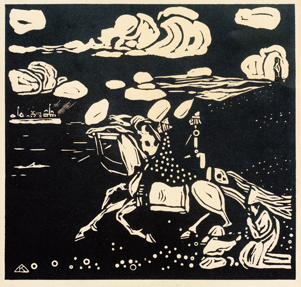 Les Chevaliers (Riders) de Wassily Kandinsky