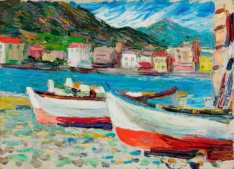 Rapallo, Boote de Wassily Kandinsky