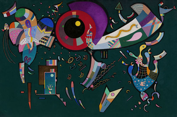 Rund um den Kreis (Autour du cercle). de Wassily Kandinsky