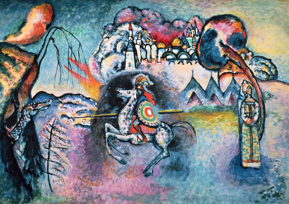 Rider, St. George de Wassily Kandinsky