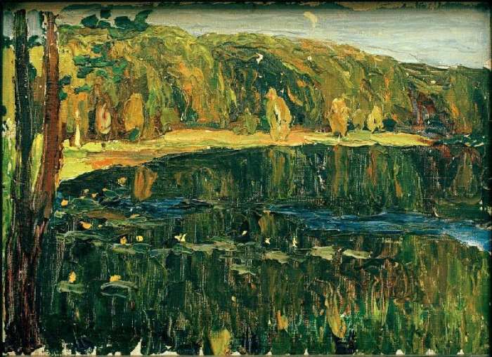 Achtyrka - Dark Lake de Wassily Kandinsky