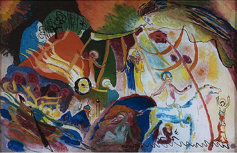 Allerheiligen II de Wassily Kandinsky