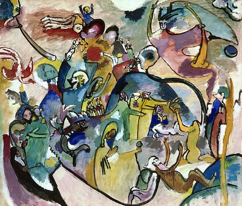 All Saints' Day picture II. de Wassily Kandinsky