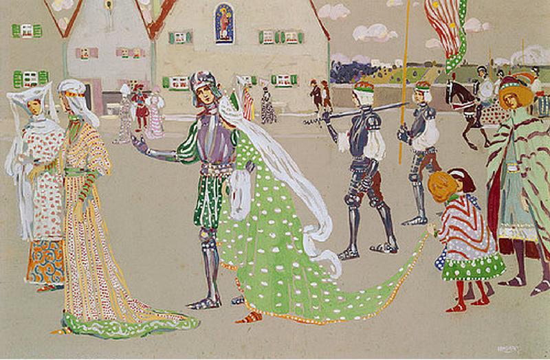 The bride train de Wassily Kandinsky