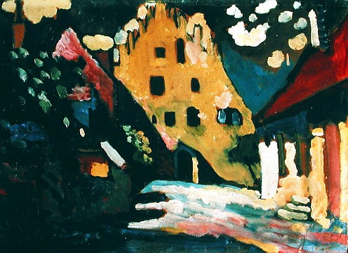 Castle Yard de Wassily Kandinsky