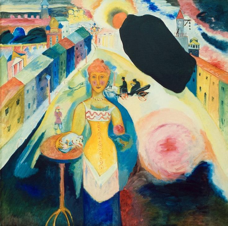 Lady in Moscow de Wassily Kandinsky