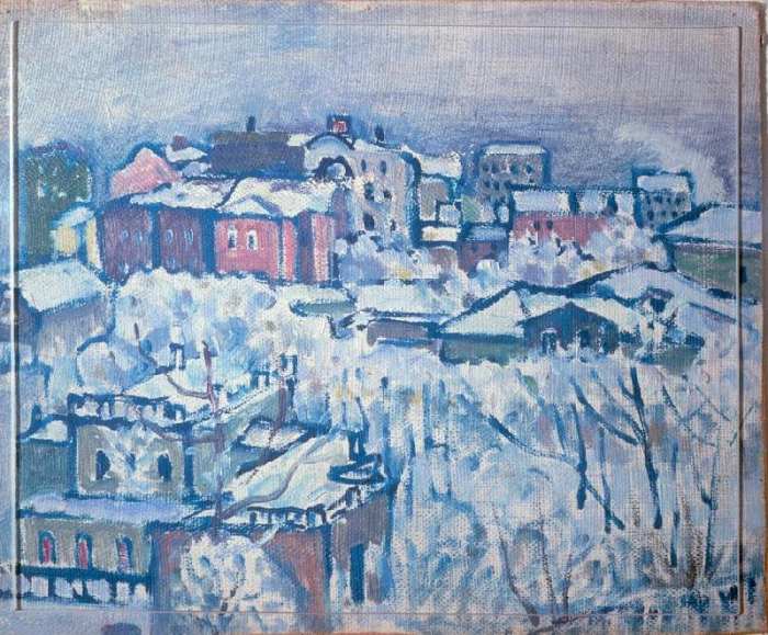 Smolenski Boulevard/ 1919 de Wassily Kandinsky