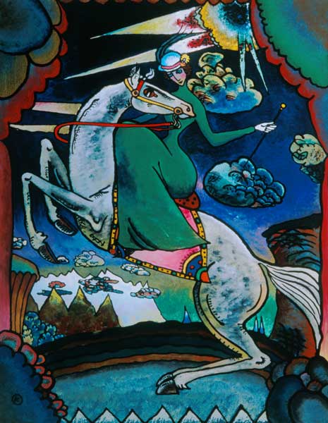 The Amazone in the mountains de Wassily Kandinsky