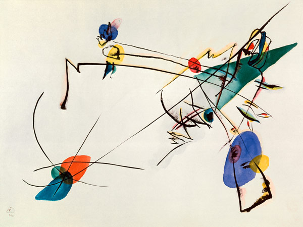 Simple Watercolour de Wassily Kandinsky
