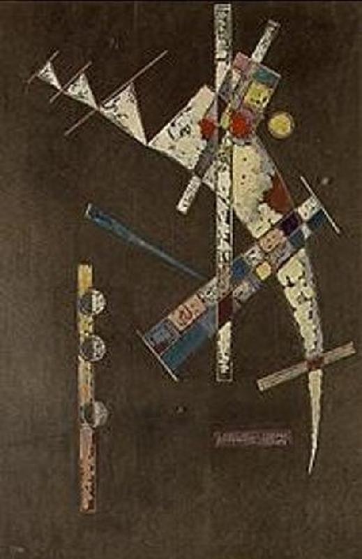 Muffled in the darkness de Wassily Kandinsky