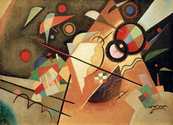 Gelbe Spitze de Wassily Kandinsky