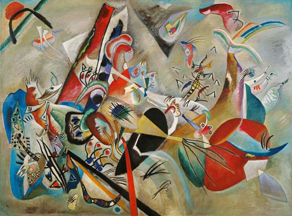 In the grey. de Wassily Kandinsky