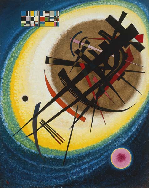 In the Bright Oval de Wassily Kandinsky