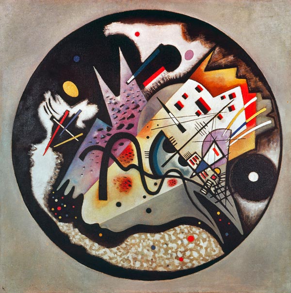 In The Black Circle de Wassily Kandinsky