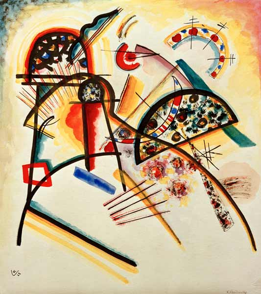Composition (red, yellow..) de Wassily Kandinsky
