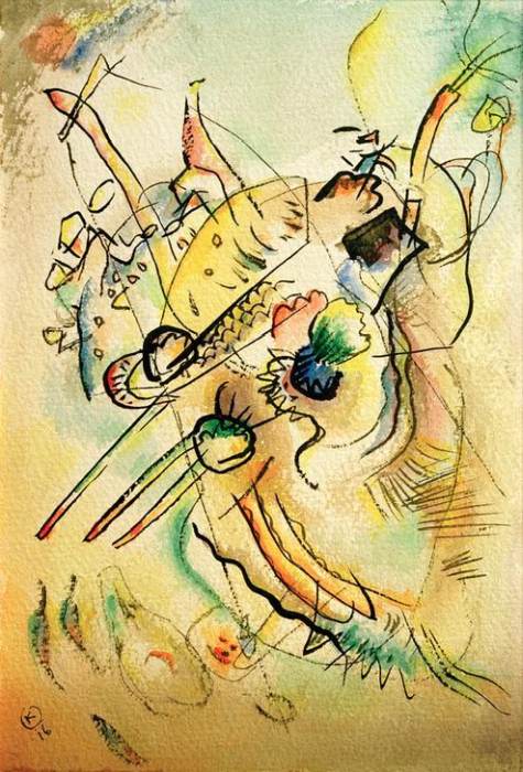 Composition D de Wassily Kandinsky