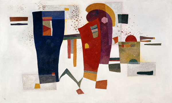 Contrast with Accompaniment de Wassily Kandinsky