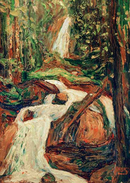 Kochel - Waterfall I de Wassily Kandinsky