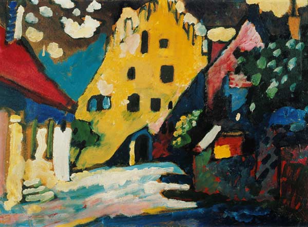 Murnau, courtyard I. de Wassily Kandinsky