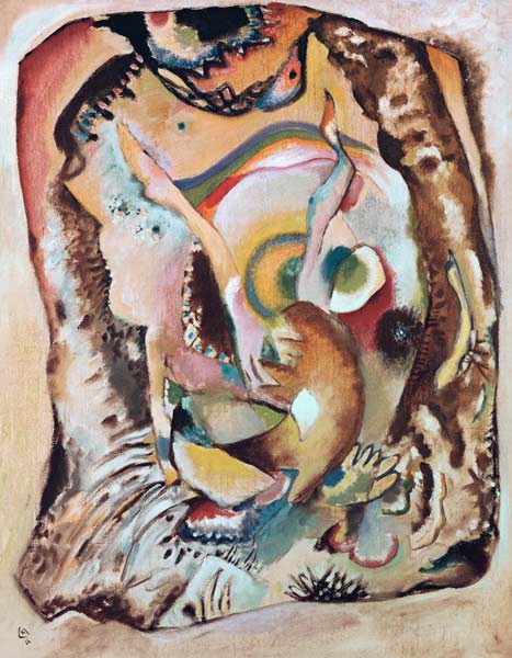 On a Light Background de Wassily Kandinsky