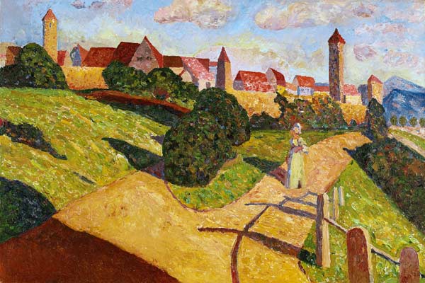 Rothenburg ob der Tauber de Wassily Kandinsky