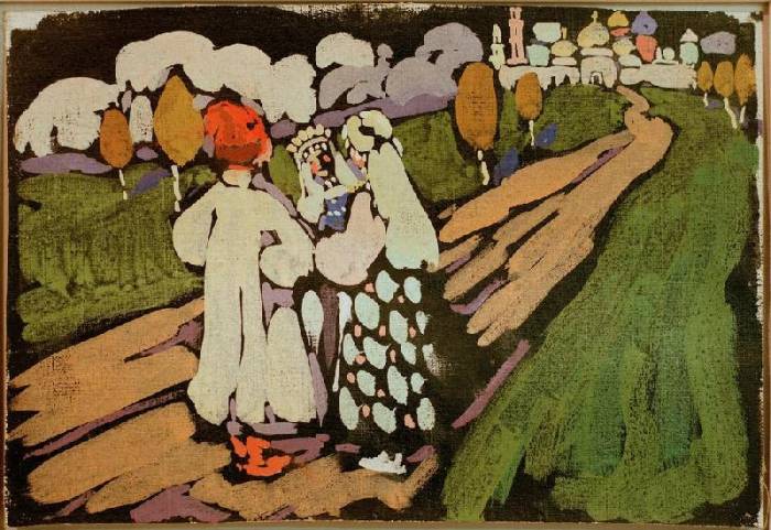 Russian Scene de Wassily Kandinsky