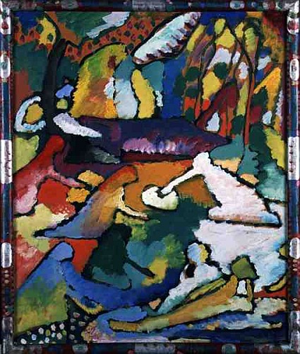 Sketch on Composition 2 (fragment) de Wassily Kandinsky