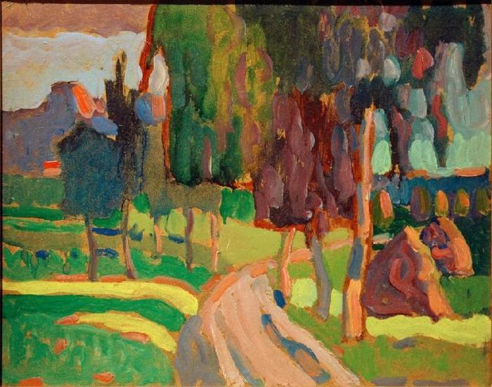 Summer landscape de Wassily Kandinsky