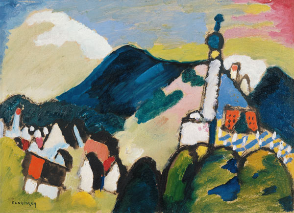 Study of Murnau with Church de Wassily Kandinsky