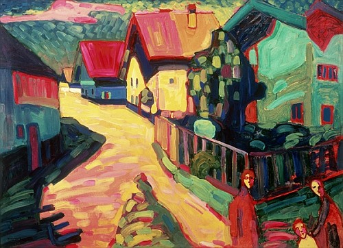 The Road to Murnau de Wassily Kandinsky