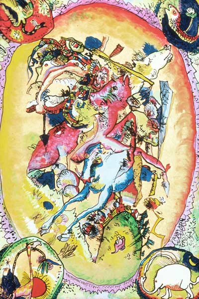 Apocalypse Riders  de Wassily Kandinsky