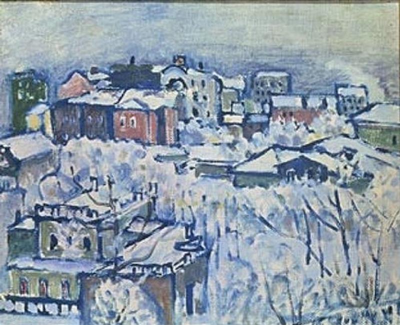 Wintertag de Wassily Kandinsky
