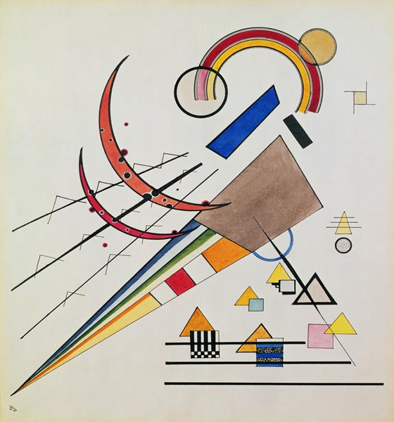 With the Triangle  de Wassily Kandinsky