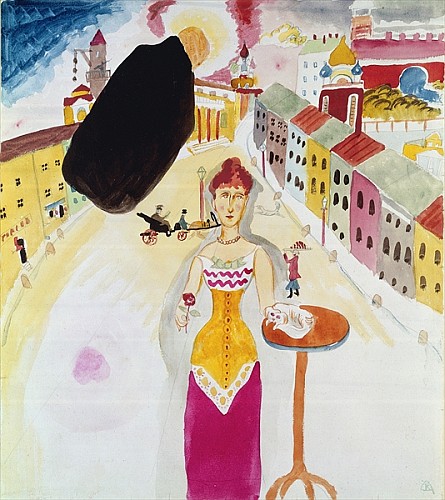 Woman in Moscow de Wassily Kandinsky