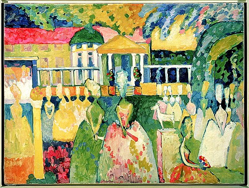 Women in Crinolines de Wassily Kandinsky