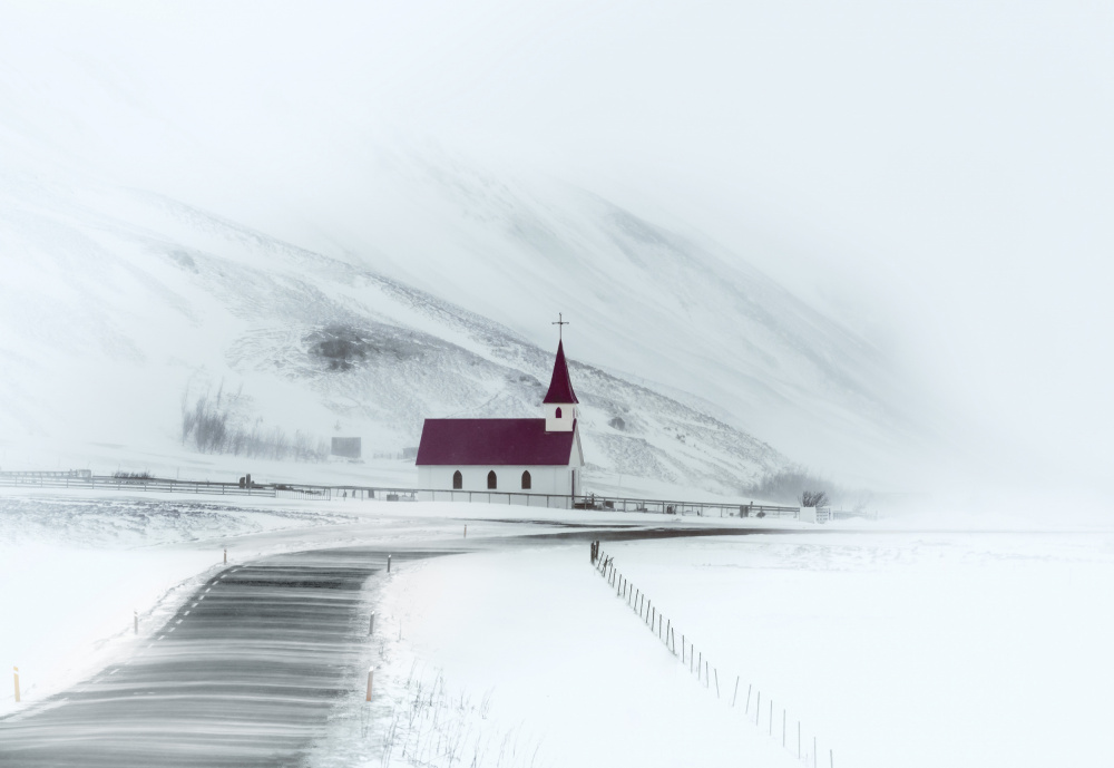 Church in snow de Wei (David) Dai