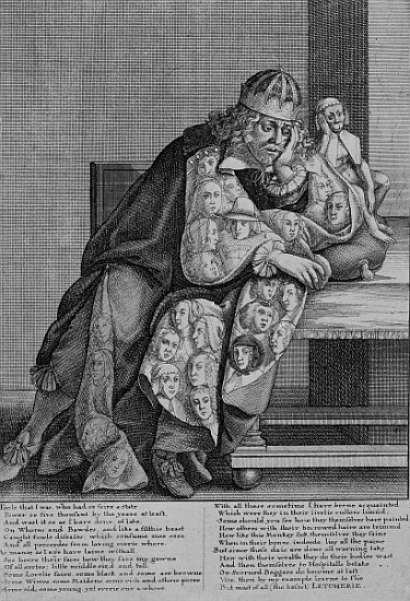Illustration to Thomas Killigrew''s poem ''Letcherie'', c.1664 de Wenceslaus Hollar