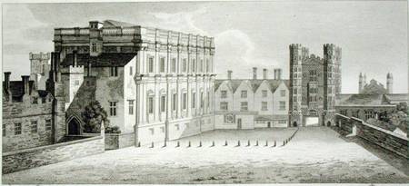 The Palace of Whitehall, from a drawing in the Pepysian Library, Cambridge de Wenceslaus Hollar