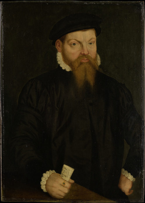 Portrait of a Man de Westdeutscher Meister von 1566
