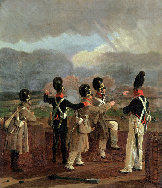 Soldiers on the Ramparts de Wilhelm Alexander Wolfgang von Kobell