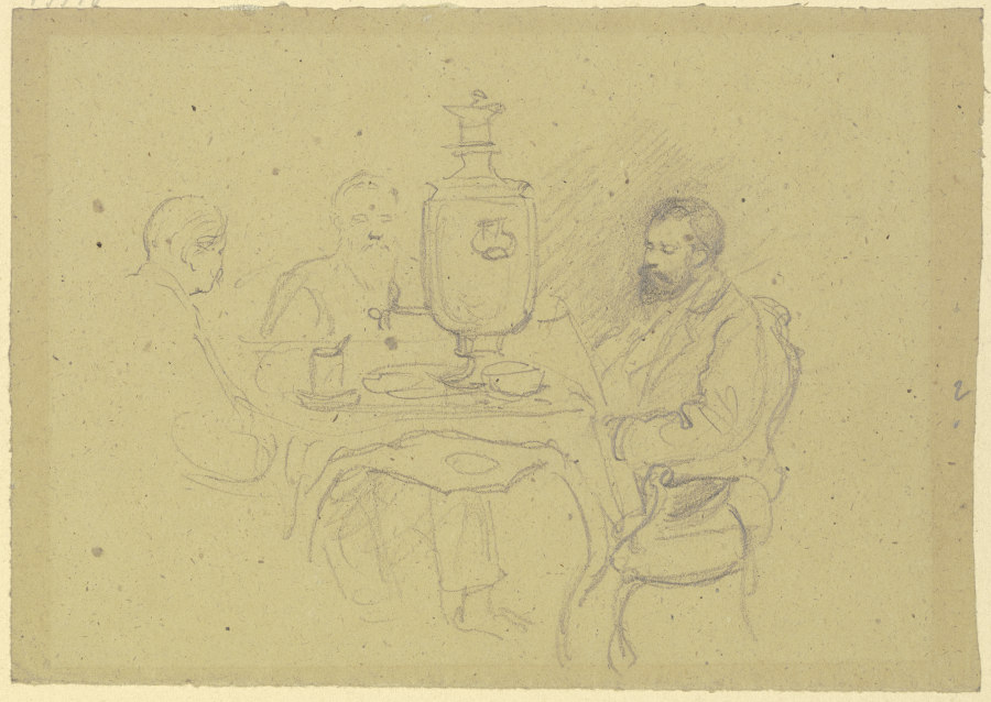 Russians at tea de Wilhelm Amandus Beer