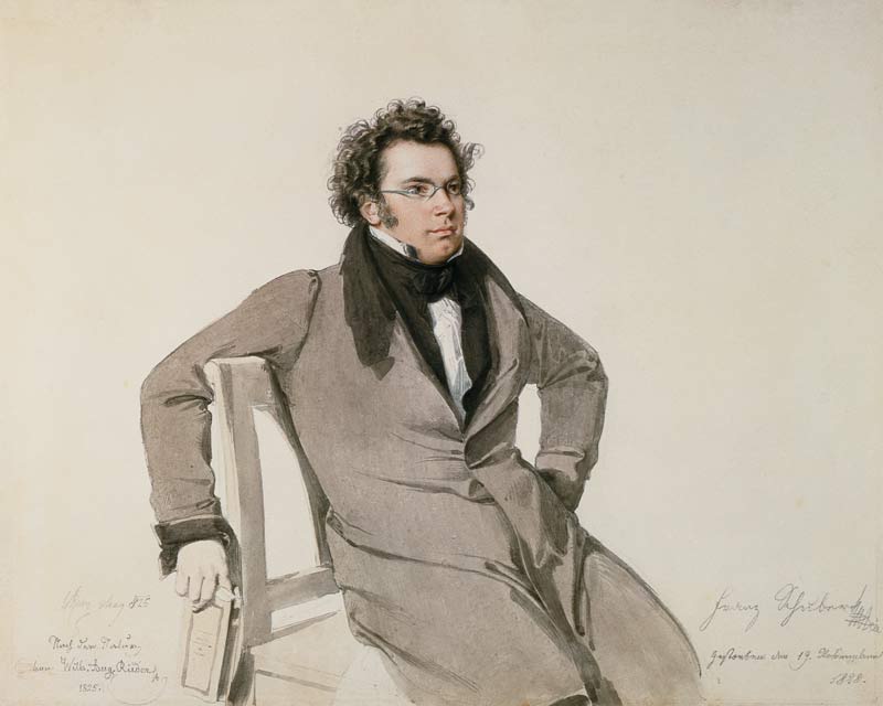 Franz Schubert (1797-1828) de Wilhelm August Rieder
